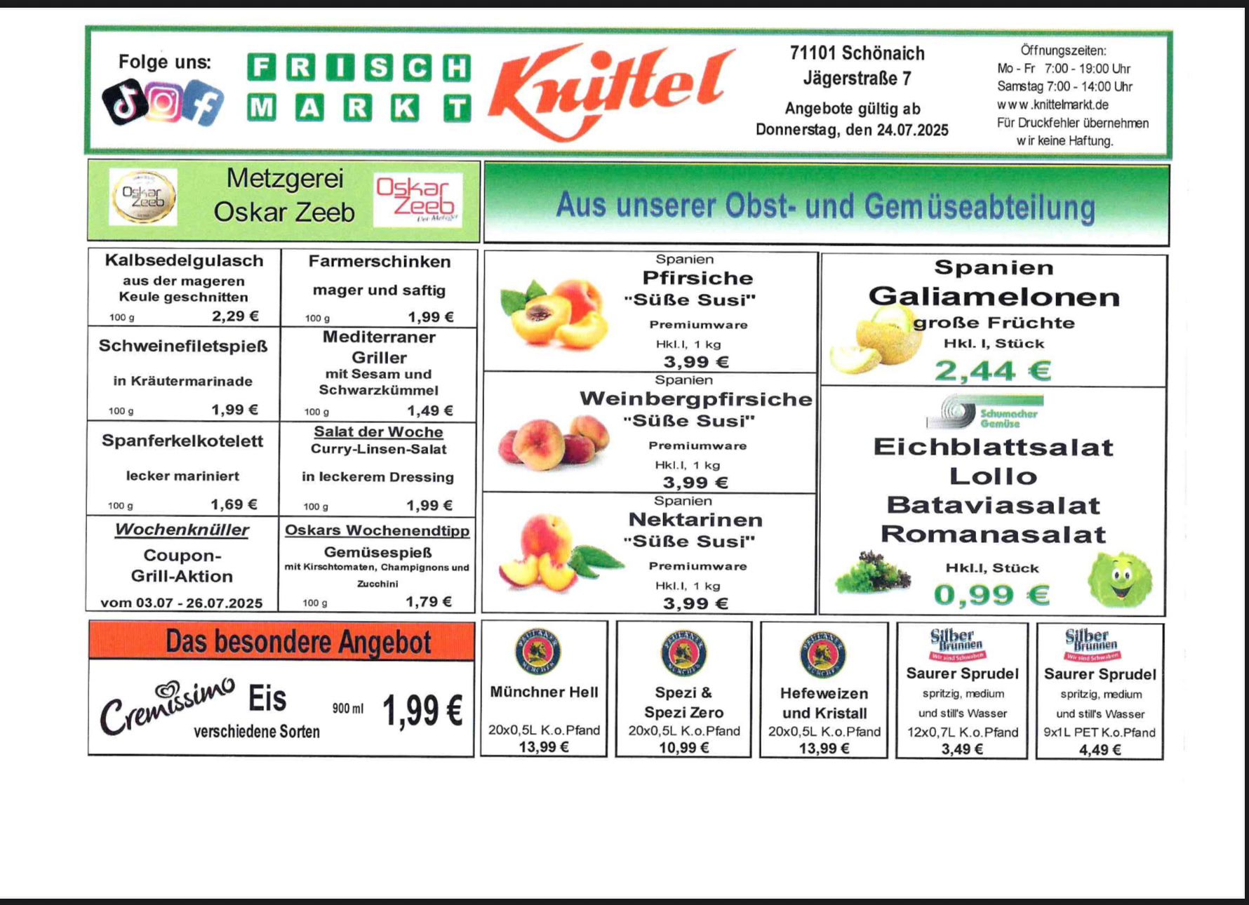 Angebot Vorderseite