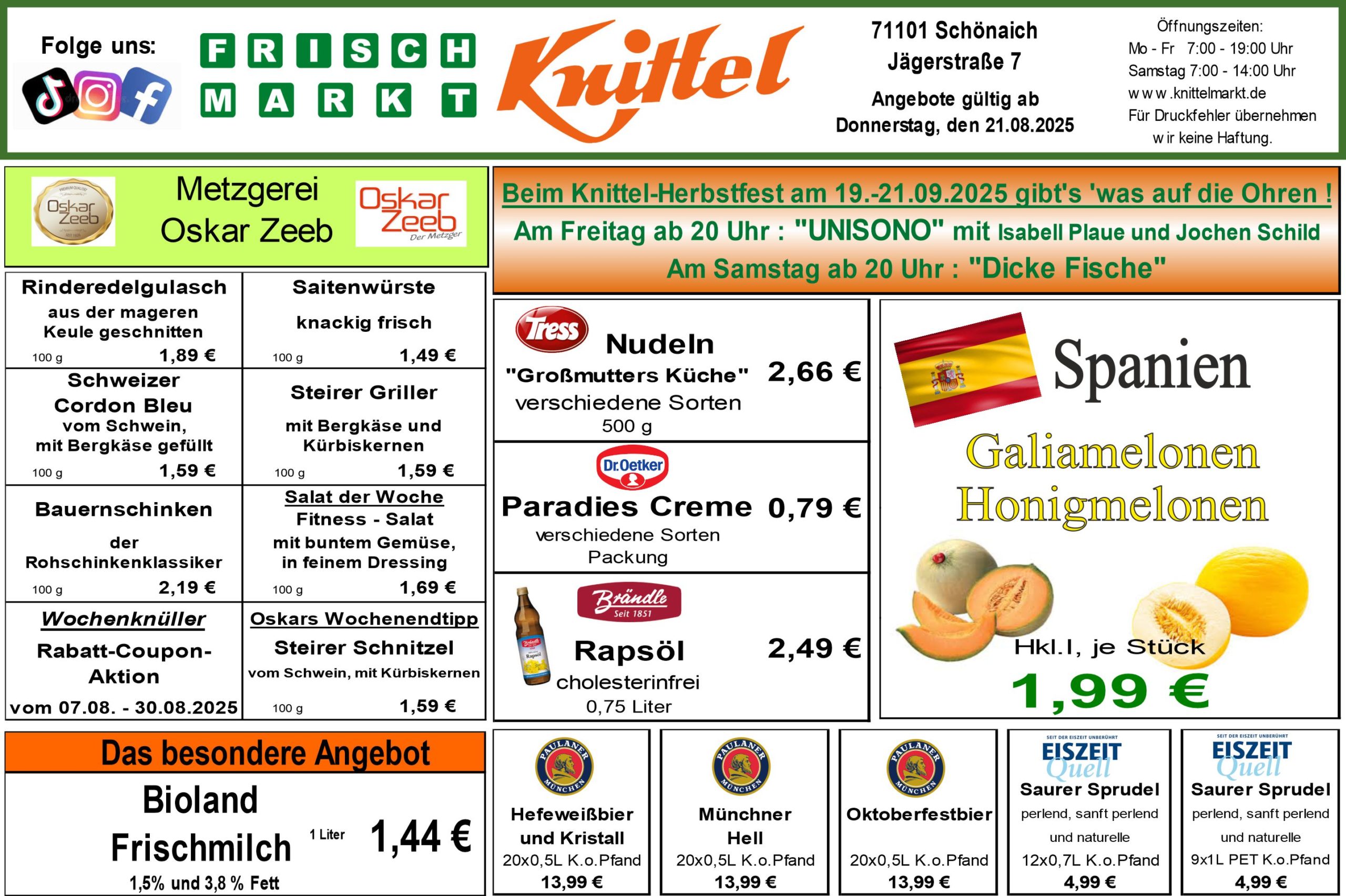 Angebot Vorderseite