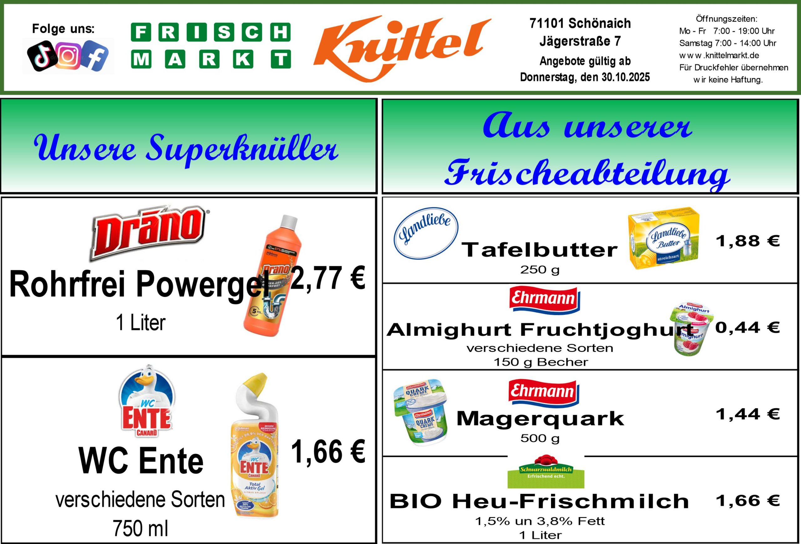Angebot Rückseite