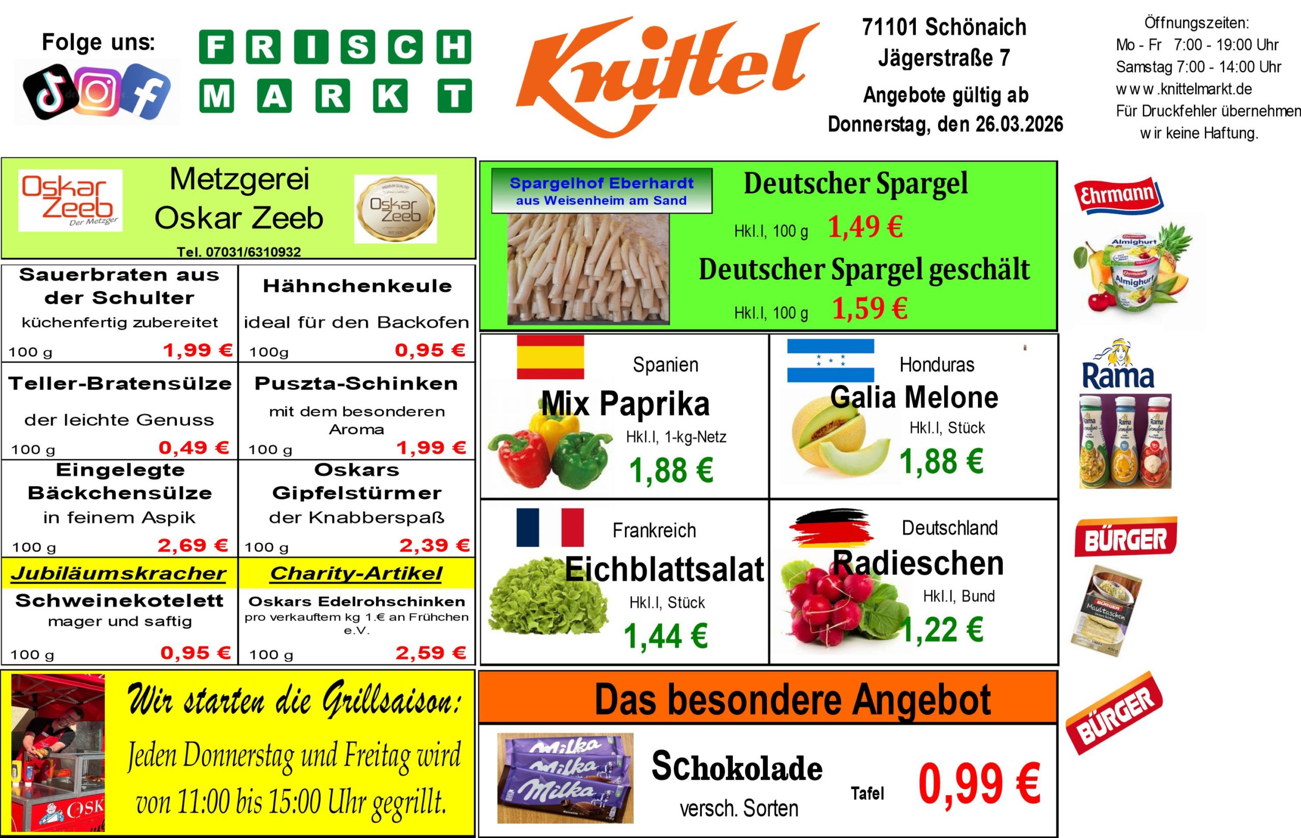 Angebot Vorderseite