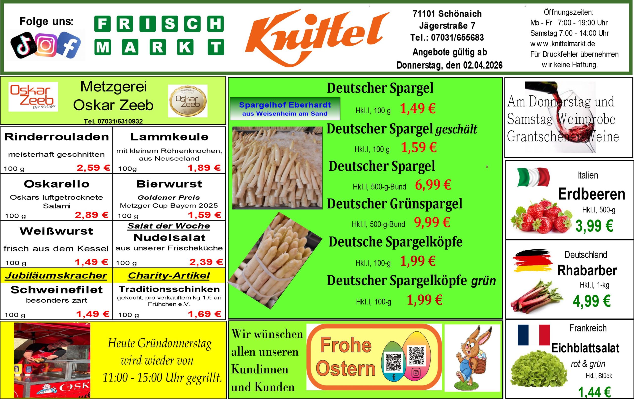 Angebot Vorderseite