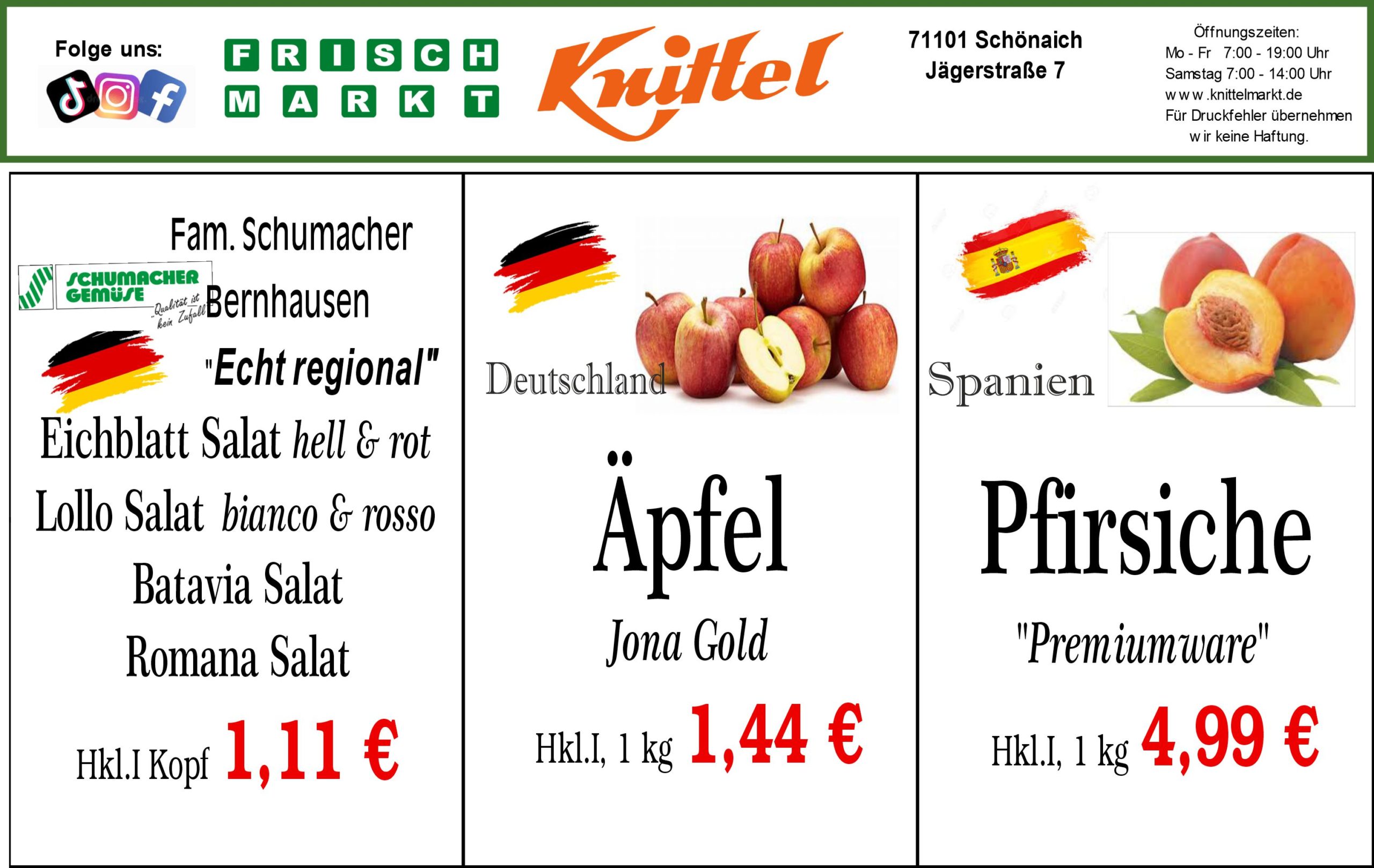 Angebot Rückseite