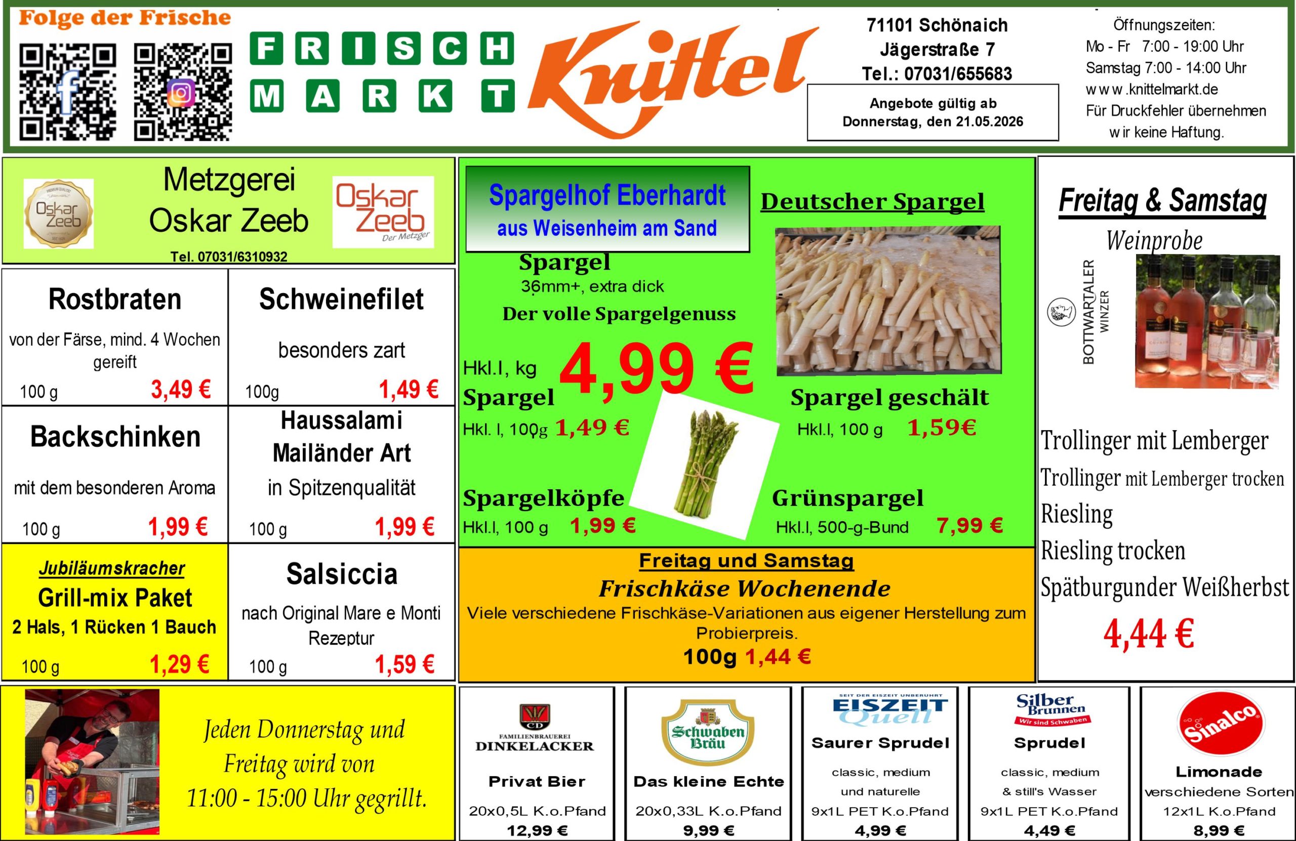 Angebot Vorderseite