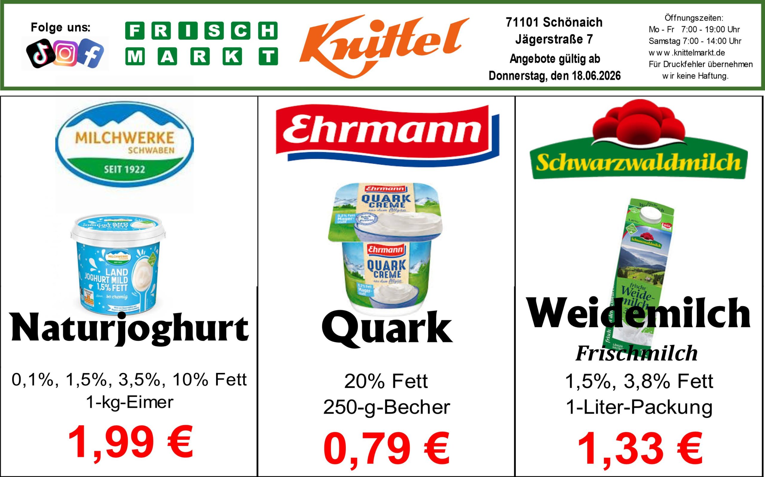 Angebot Rückseite