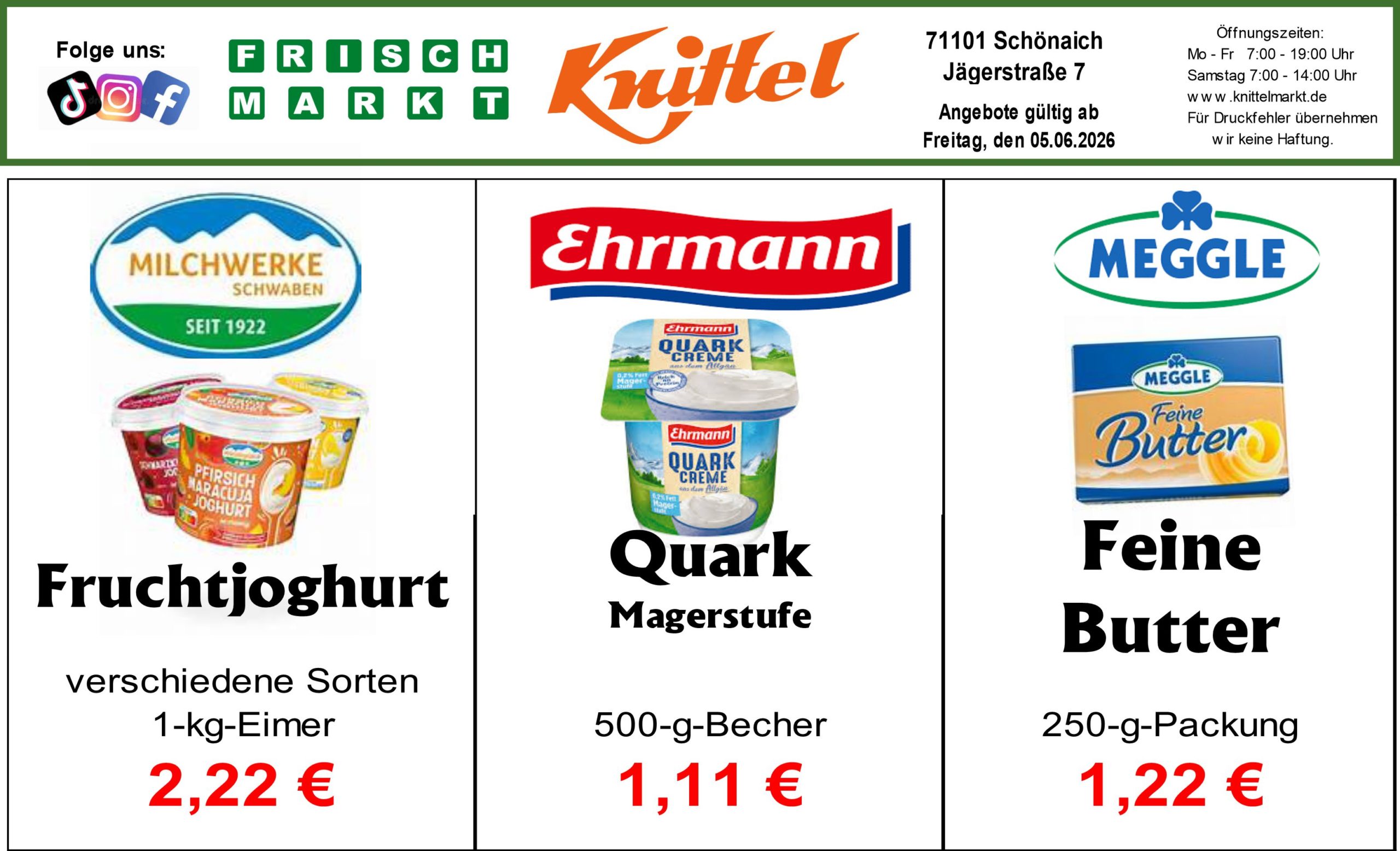 Angebot Rückseite