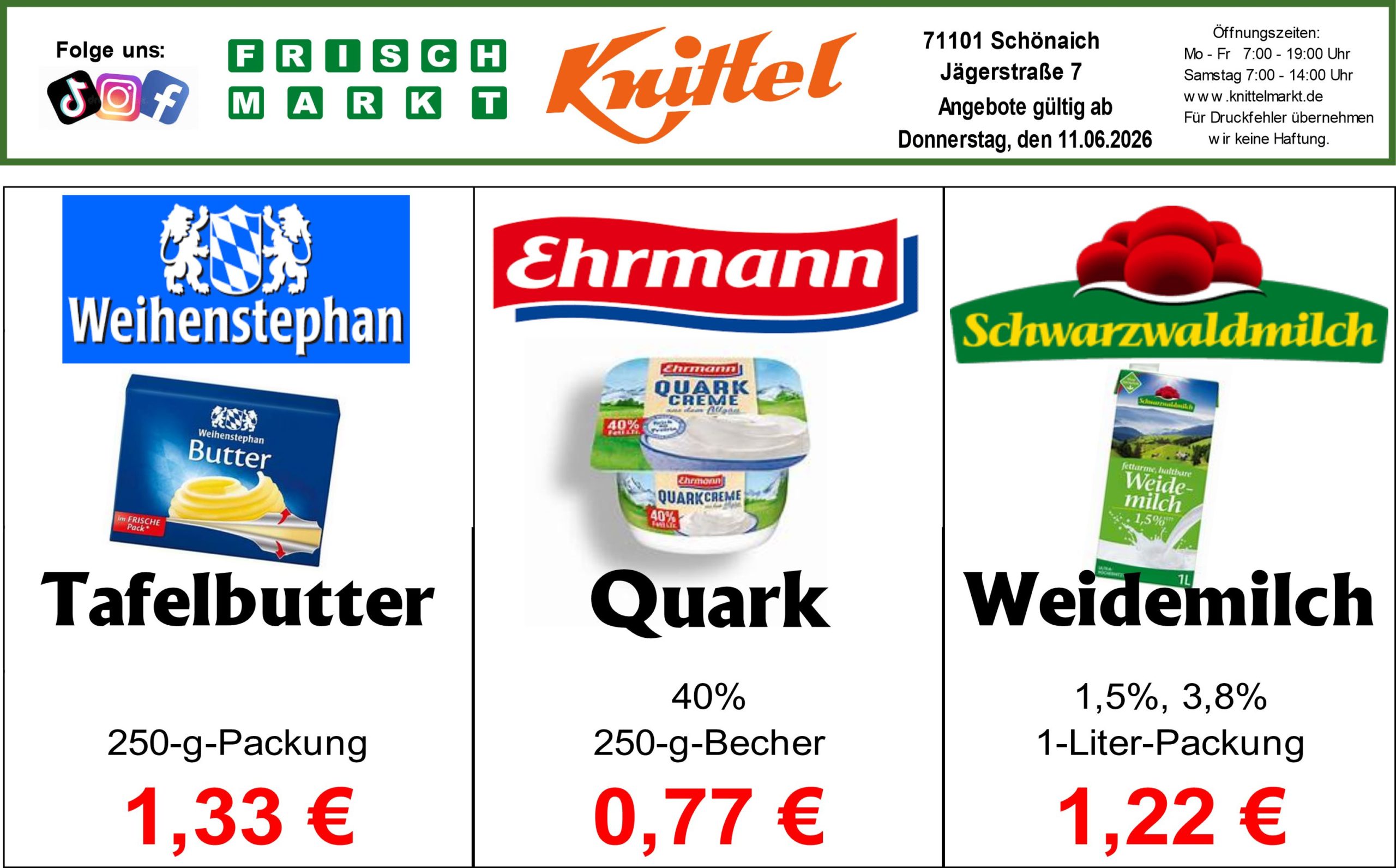Angebot Rückseite