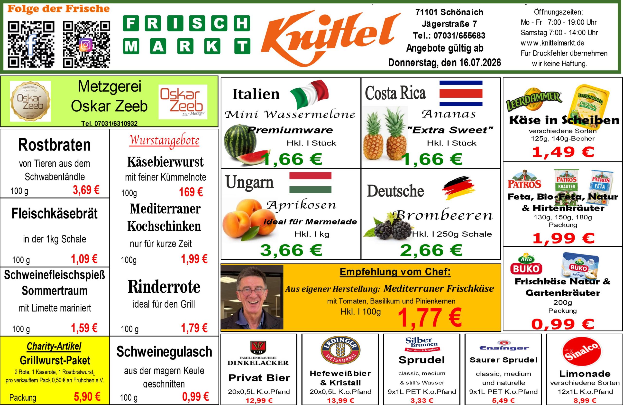 Angebot Vorderseite