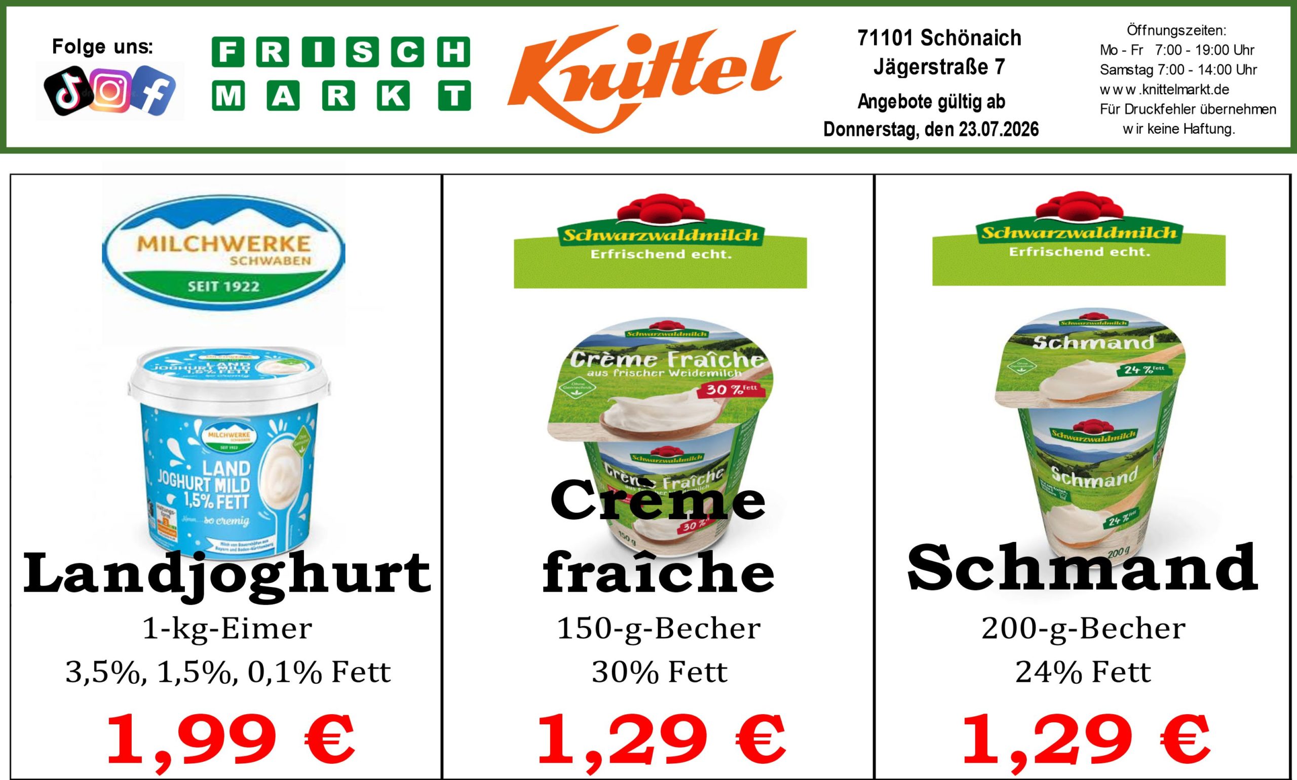 Angebot Rückseite