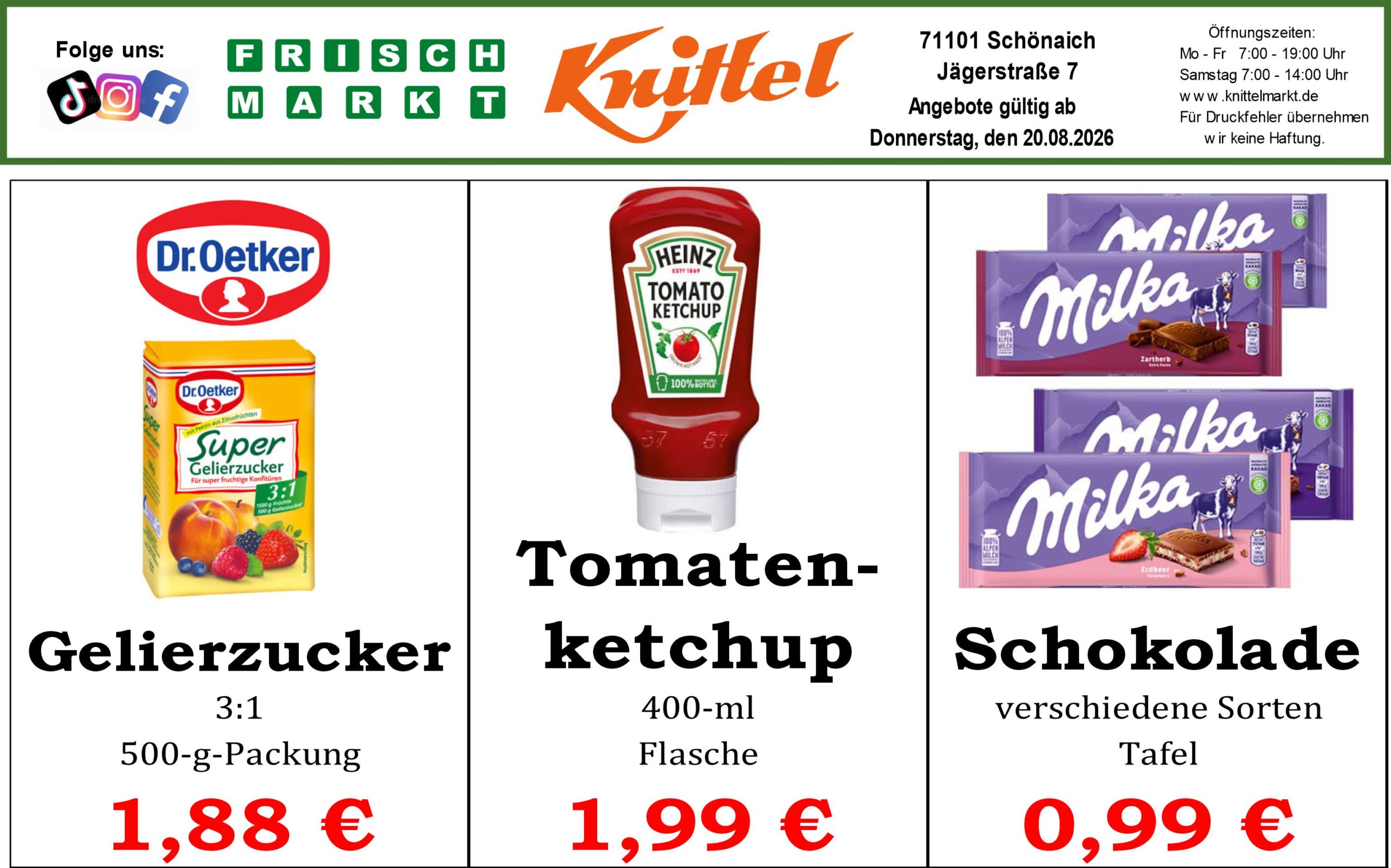 Angebot Rückseite