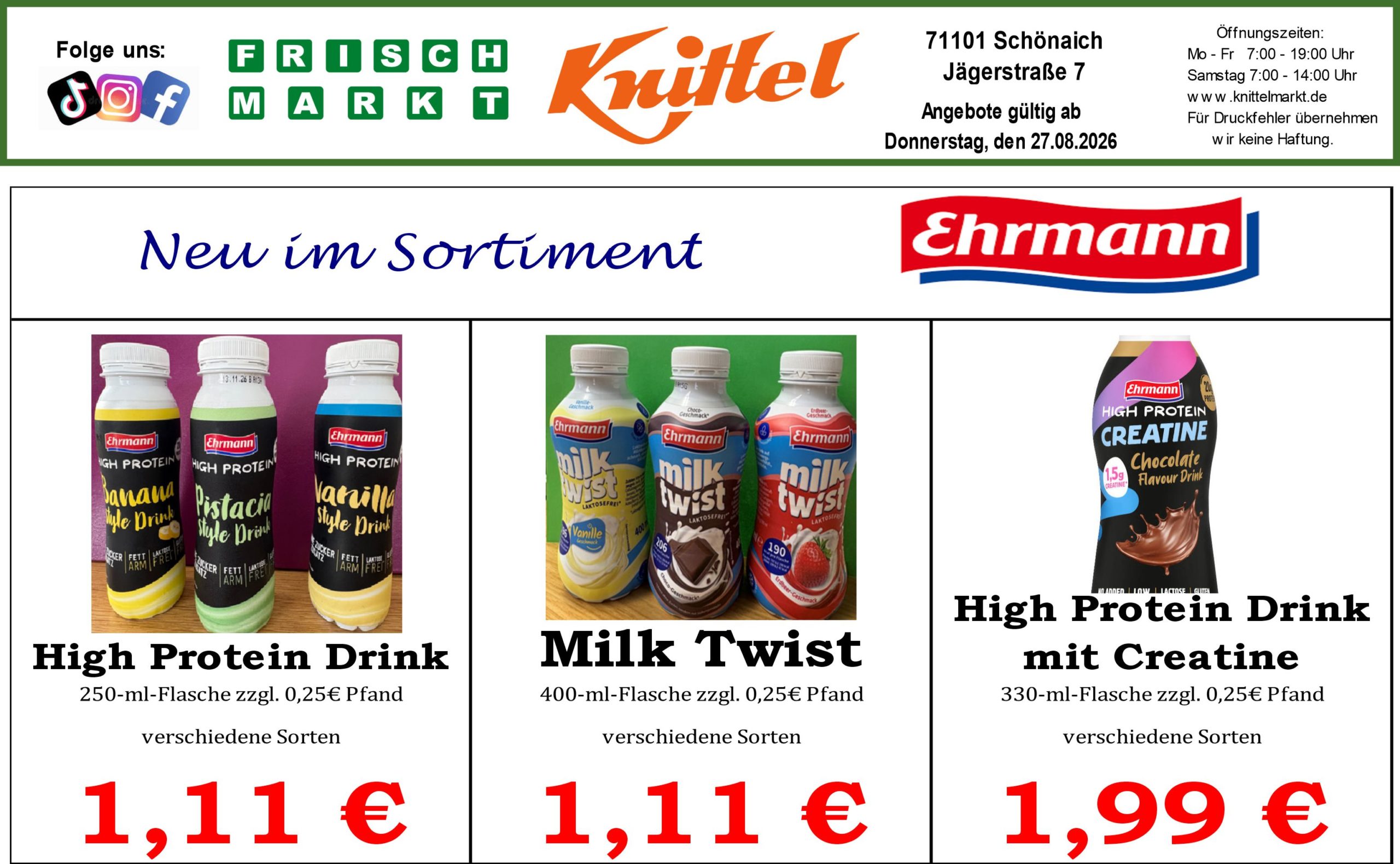 Angebot Rückseite
