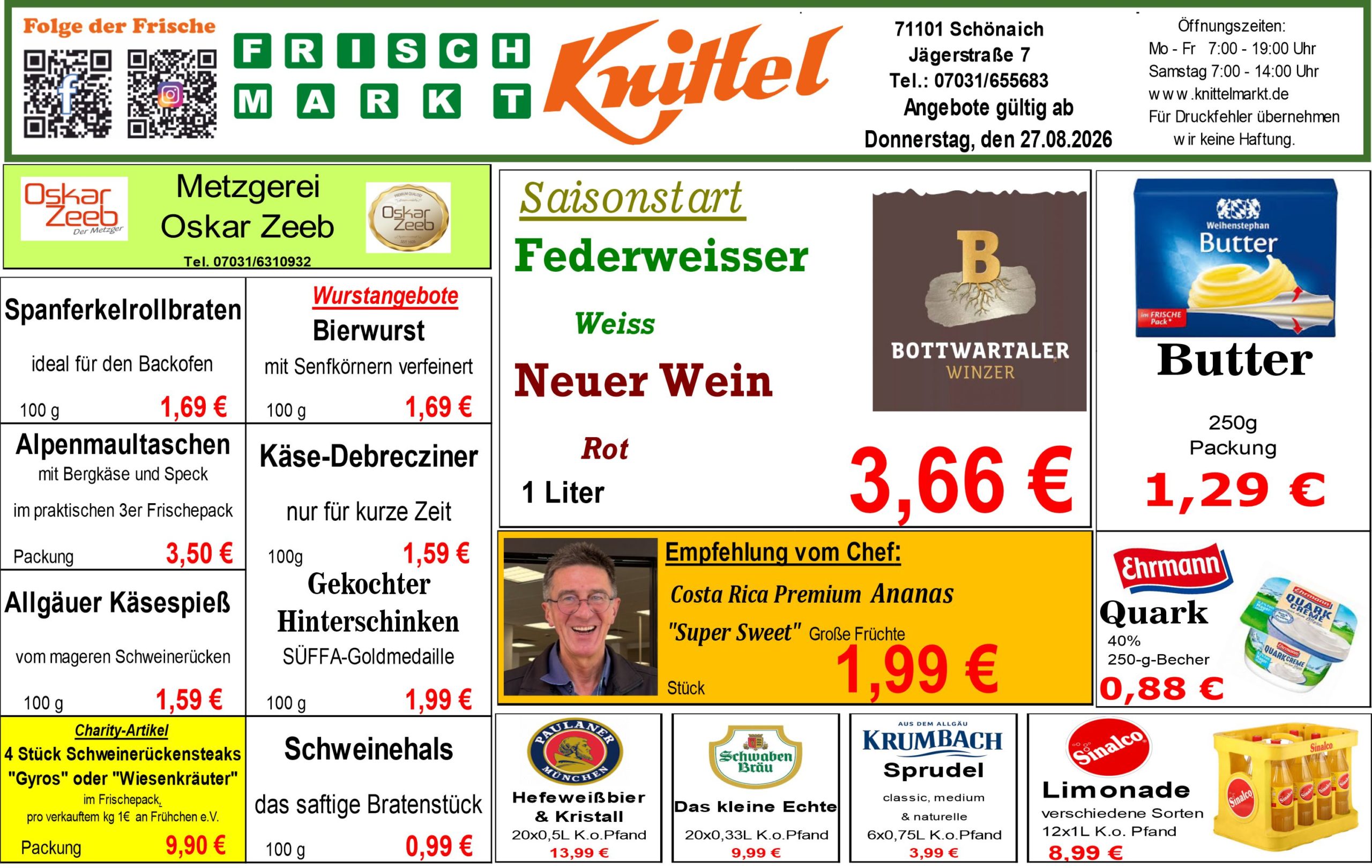 Angebot Vorderseite