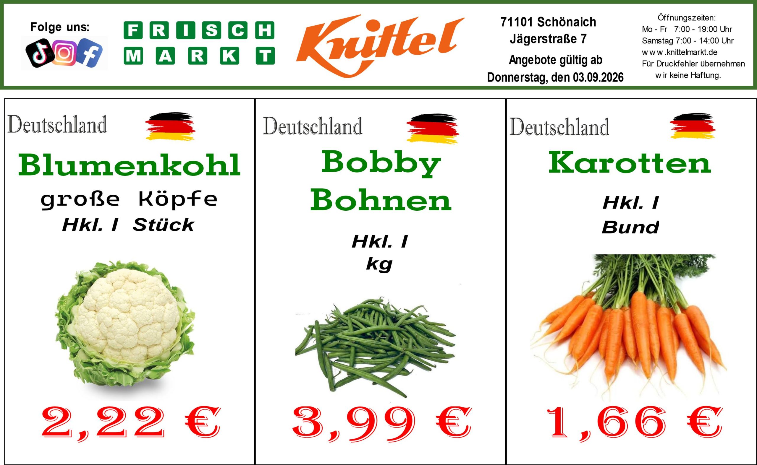 Angebot Rückseite