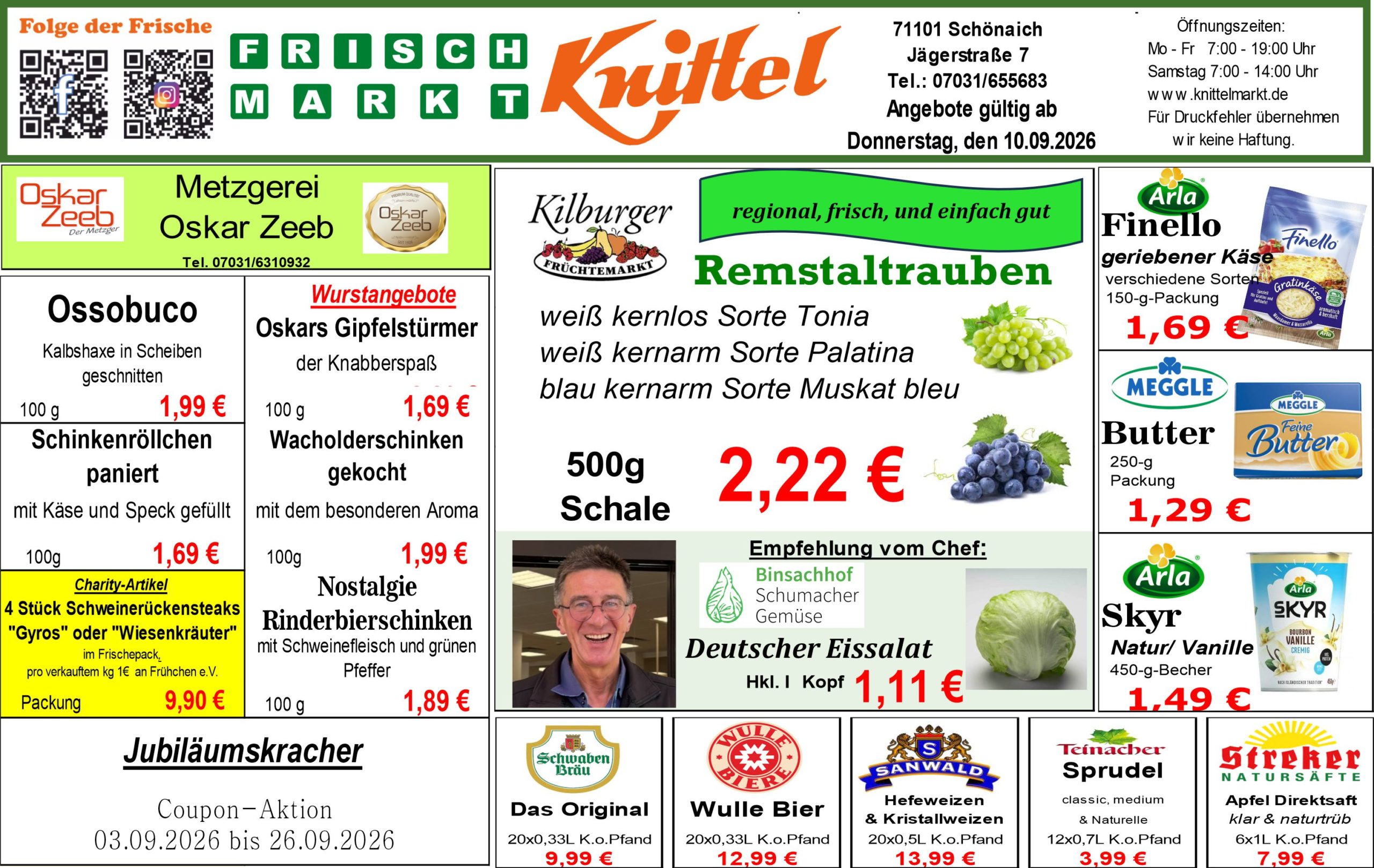 Angebot Vorderseite