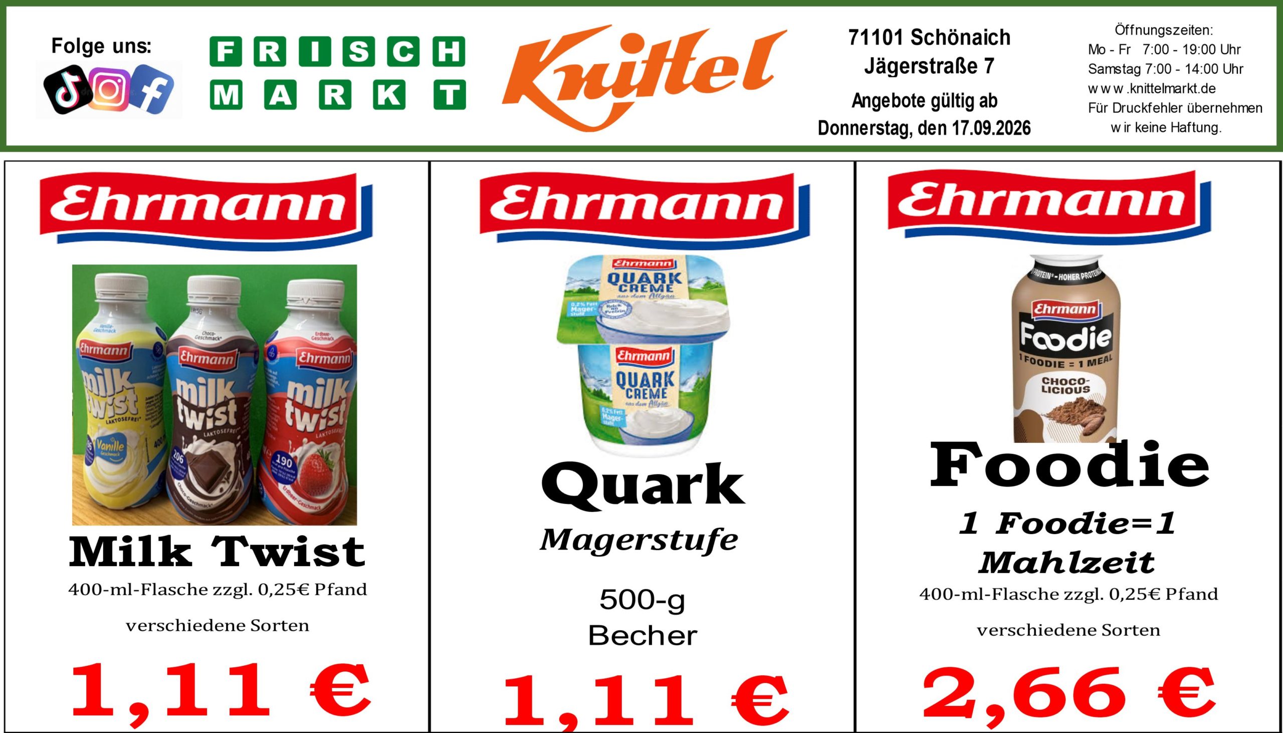 Angebot Rückseite