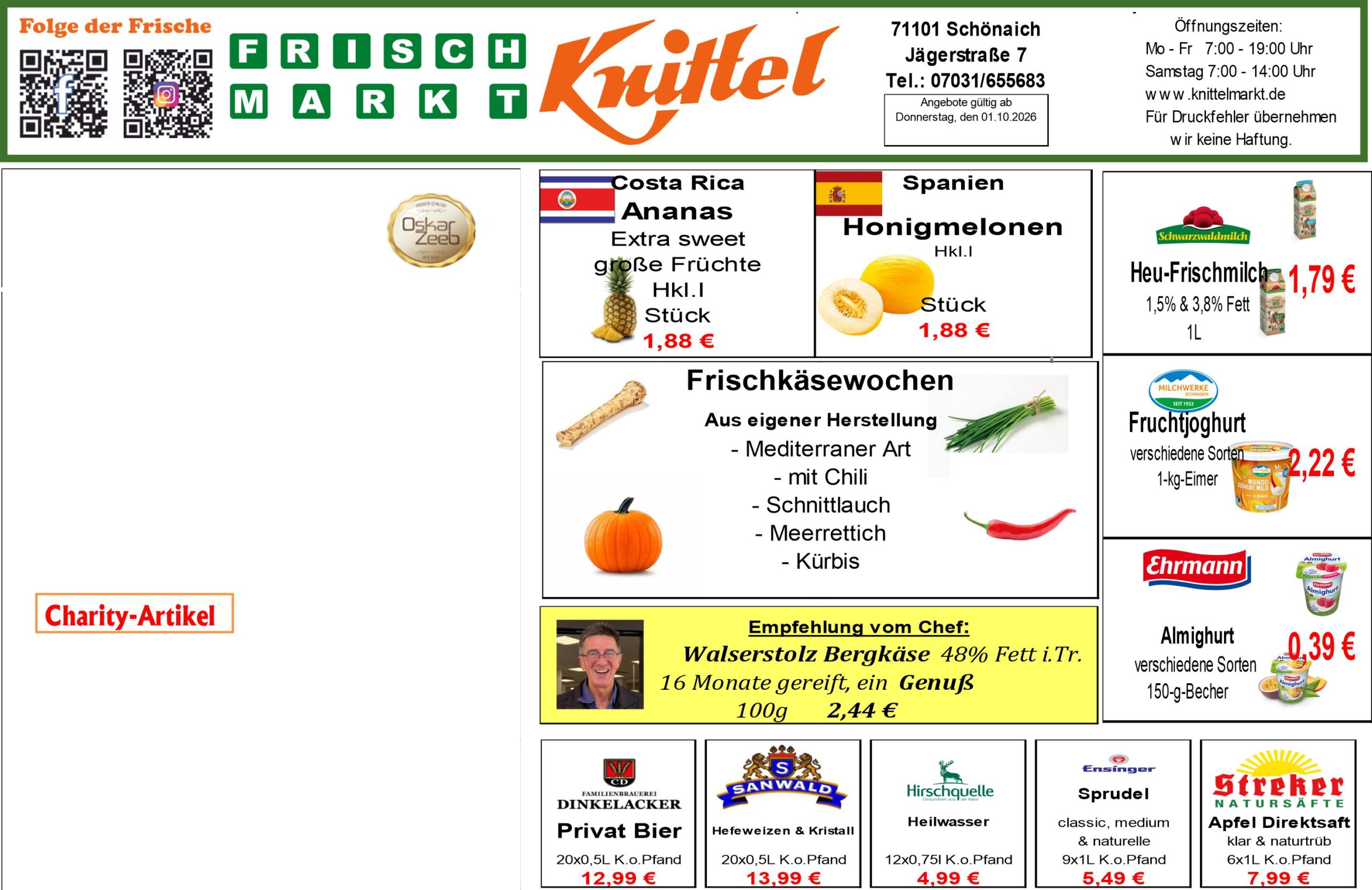 Angebot Vorderseite