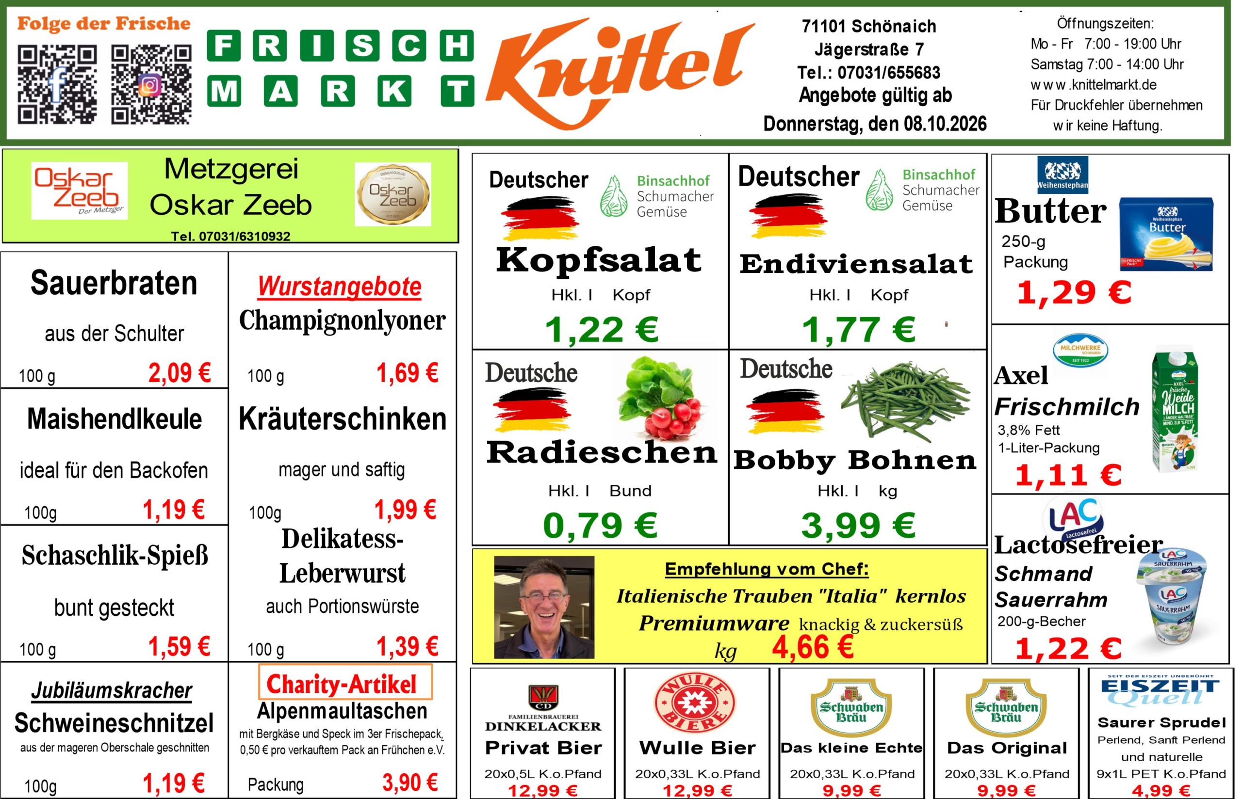 Angebot Vorderseite