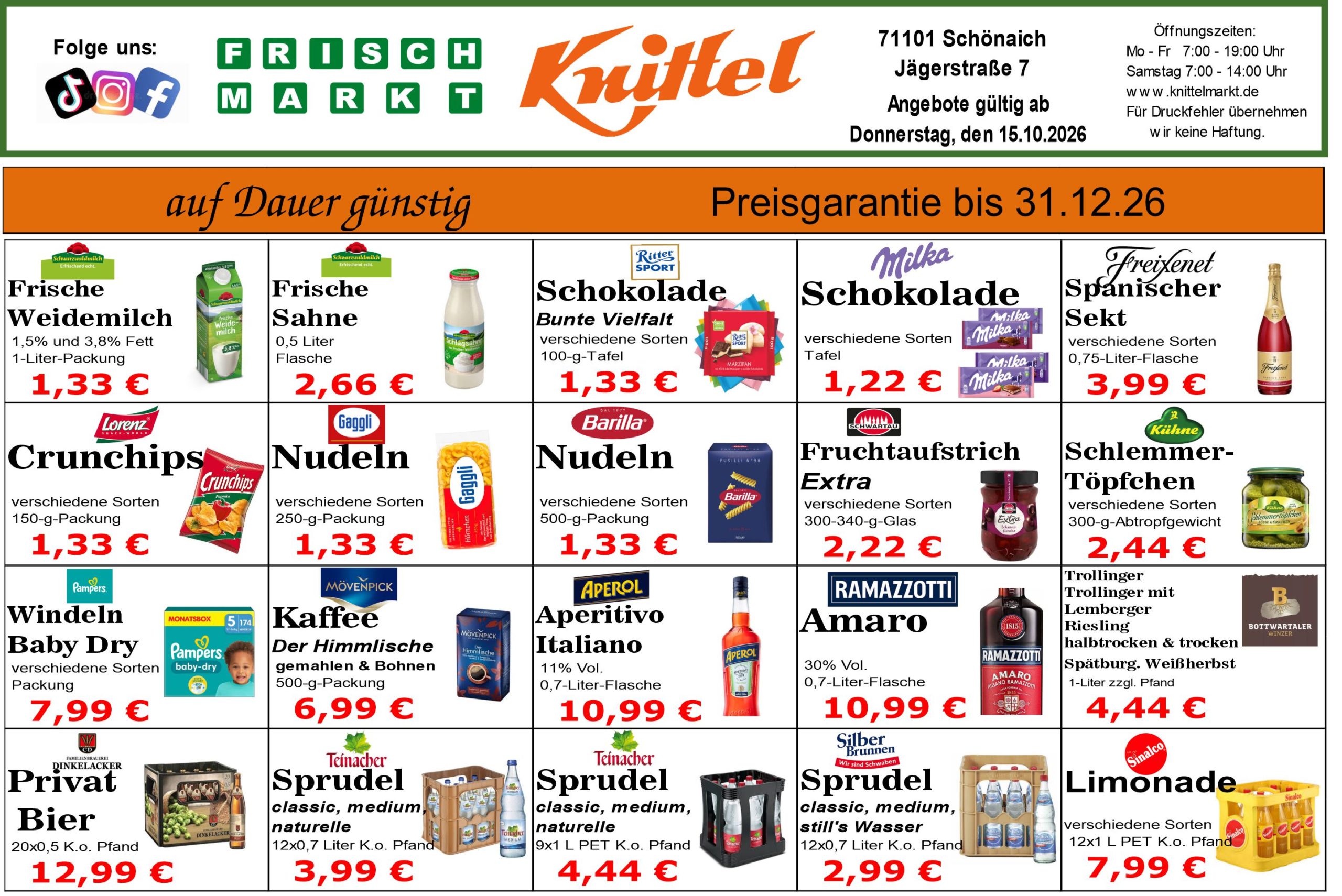 Angebot Rückseite