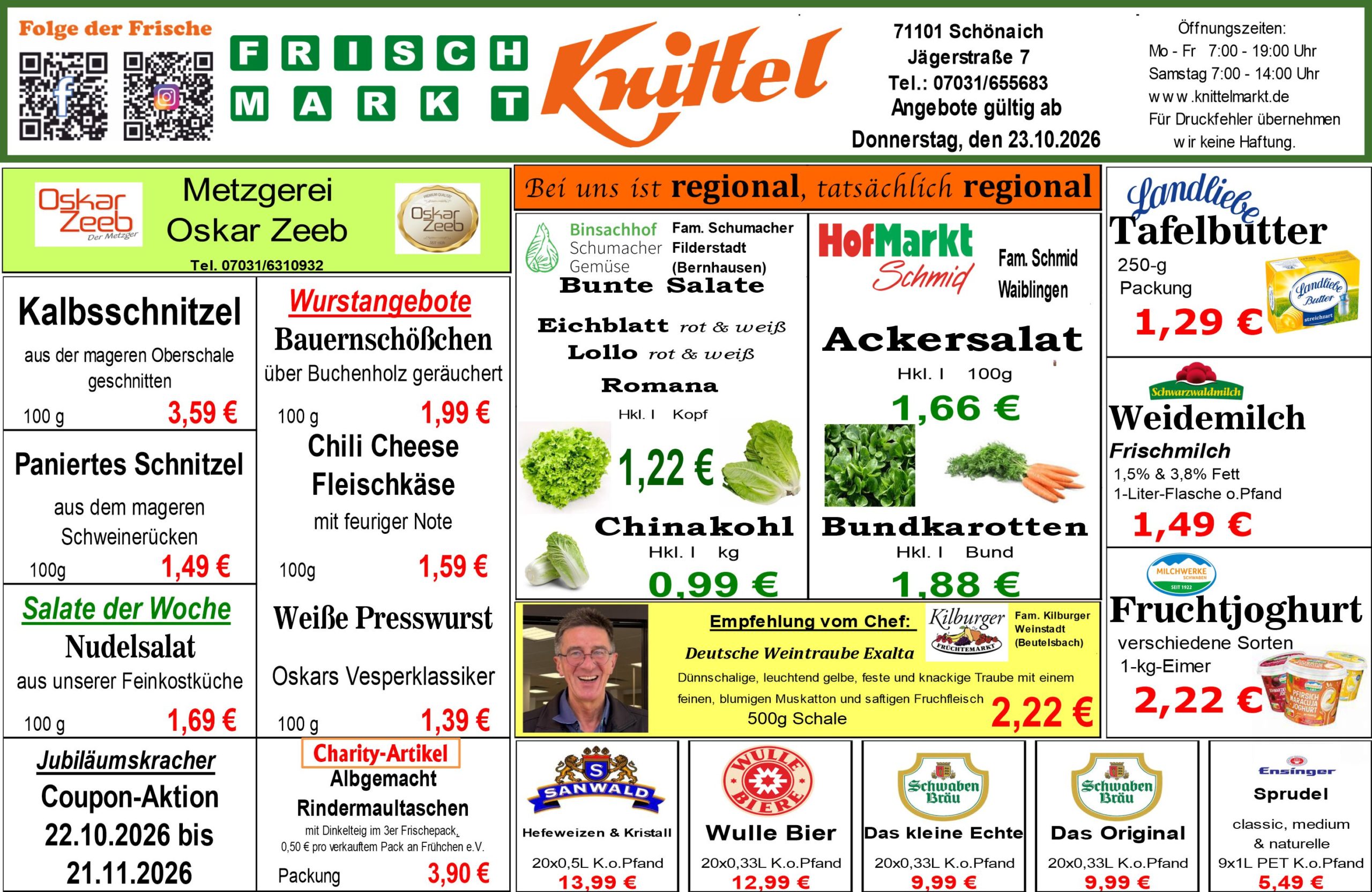 Angebot Vorderseite