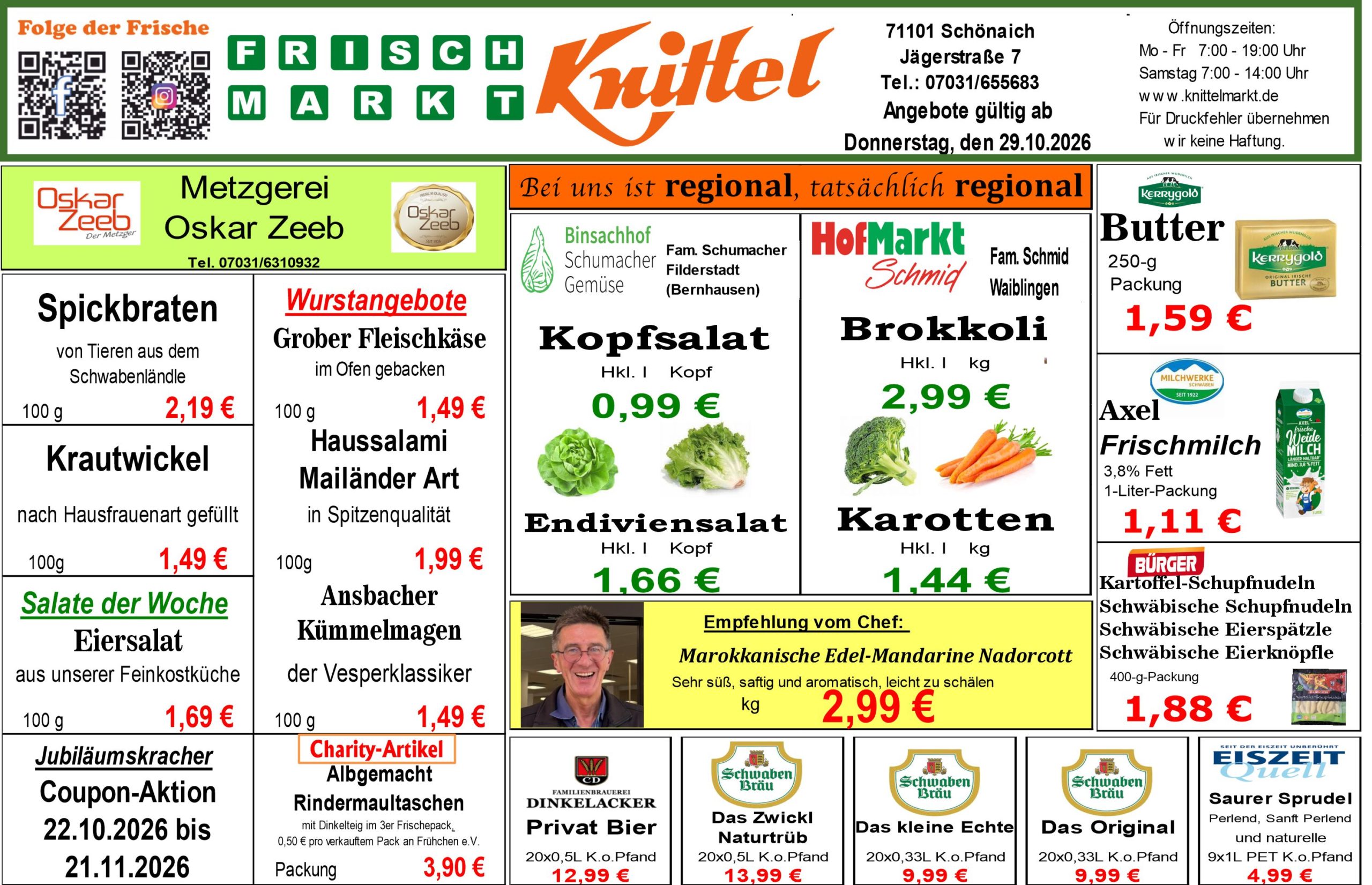 Angebot Vorderseite